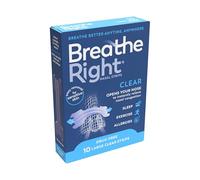 BesserAtmen Breathe Right Nasal Strips – Clear – Large, 10 Pack