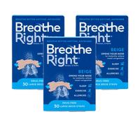 Breathe Right Nasal Strips Tan 30 - Large