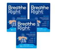 Breathe Right Nasal Strips Tan - 30 Small/Medium