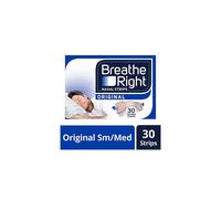 Breathe Right Congestion Relief Nasal Strips Original Small/Medium 30s