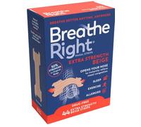 Breathe Right, Extra Strength Beige Nasal Strips, One Size, 44 Pieces