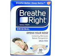 Breathe Right Nasal Strips Original Tan Large - 30 ct, Pack of 6