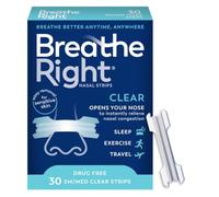 Breathe Right Nasal Strips, Sm/Med, Relieves Nasal Congestion, Tan, 30 ct