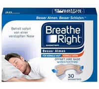 Breathe Right Nose Strips Original Small/Medium 30s | Instantly Relieves Nasal Congestion | Helps Reduce Snoring | Drug Free