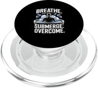 Breathe Submerge Overcome Ice Bath PopSockets PopGrip for MagSafe