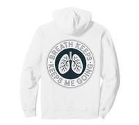 Breathe Yoga Inspiration Wave Sunset Graphic Design Pullover Hoodie