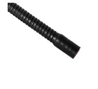 Breather for Air Intake High Pressure Rubber Joiner Pipe Length 30cm ID16 18 20 25 28mm Silicone Flexible Hose Radiator Tube Air Intake(30CM-BK-ID25mm)