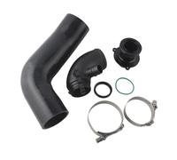 Breather For VW For Golf MK7 R For V8 MK3 A3 S3 TT MK3 2.0T 2014+ Silicone Intake Hose Turbo Inlet Elbow Turbo Muffler Delete Intake Hose Pipe(Black)