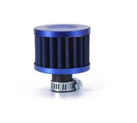 Breather Pipe 0.5inch 1inch Car Cold Air Intake Filter Universal 12mm 25mm Sport Racing High Flow Performance Mini Air Filters With Clamp Air Intake Hose(12mm-Blue)