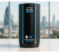 Breathing Better UK - Air Purifier - The Air Pure 13 - Home, Car, Office - TVOC Air Quality Sensor - Led Display - True Hepa Filter- 2026 Tech - Eliminate 99% Of Viruses, Allergens.Dust. Mould