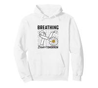Breathing Easier Tomorrow - Lung cancer awareness Pullover Hoodie