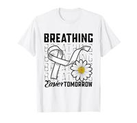 Breathing Easier Tomorrow - Lung Cancer Awareness T-Shirt