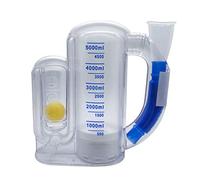 Breathing Exerciser Trainer,3000ml/5000ml Lung Trainer Breathing Trainer Lung Exerciser Device Improve Lung Capacity Handheld Lung Expansion Training Tool (5000ML)