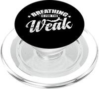 Breathing Is for the Weak Swim Joke PopSockets PopGrip for MagSafe