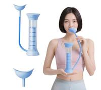 Breathing Lung Trainer, Deep Breathing Trainer, Lightweight Practical Abdominal Exerciser, Portable Lung Breathings Training Tool for Respiratory Therapy(Blue)