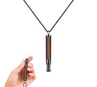 Breathing Necklace, Anxiety Breathing Necklaces with Resistance, Stress Relief Necklaces, Meditation, Anxiety Gift for Women Men,Breathlace with Resistance Filter