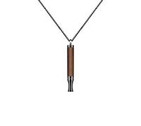 Breathing Necklace, Anxiety Relief Necklaces, Portable Deep Breathing Meditation Whistle Aid for Men & Women (A)