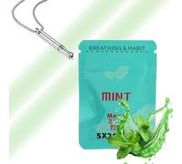 Breathing Necklace: Anxiety Relief Tool | Flavored Inner Filters with Essential Oils | for Breathing Exercises and Meditation |Christmas Valentine's Day Birthday Gift for Loved Ones and Friends