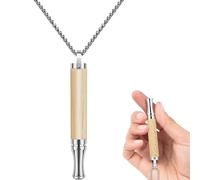Breathing Necklace,Breathing Necklace with Resistance, Anxiety Breathing Necklaces with Resistance, Stress Relief Necklaces, Meditation, Anxiety Gift for Women Men,Breathlace with Resistance Filter