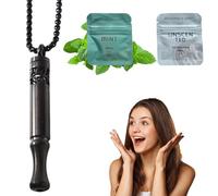 Breathing Necklace, Breathing Necklace with Resistance, Mindful Breathing Necklace for Focus and Calm, Portable Breath Practice Tool for Daily Use