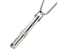 Breathing Necklace Breathlace with resistance,Breathing Necklace with resistance filter,for Stress Relief,Whistle for Exercises Meditation,Breath,Anti-Anxiety Inhaler,Necklaces,Breathless,Calms,Relax