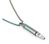 Breathing Necklace, Fidget Necklace, Portable Stainless Fidget Breathing, Exercises Necklaces for Adult Meditation Accessories, Yoga Necklaces for Christmas New Year Valentines Gift (Colorful)
