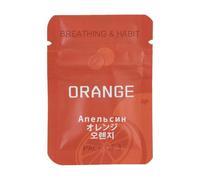 Breathing Necklace with Filter, Breathing Resistance Necklace with Filter, Flavoured Inner Filter Packs, Stress Reduction & Mindfulness for Adults at Work, Travel & Relaxation (Orange)