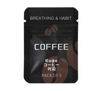 Breathing Necklace with Filter, Breathing Resistance Necklace with Filter, Flavoured Inner Filter Packs, Stress Reduction & Mindfulness for Adults at Work, Travel & Relaxation (Coffee)