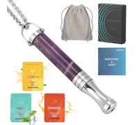 Breathing Necklace with Resistance，Anxiety Breathing Necklace with Resistance Filter for Women, Men，Breathing Resistance Necklace with Filter for Stress, Anxiety Relie, Meditation