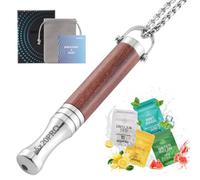 Breathing Necklace with Resistance,Breathing Necklace for Anxiety Relief, Mint/Melon/Lemon Flavoured Breathings Necklaces with Resistance Filter Calm Breathlace Stop Stress Necklaces Anxiety Relief