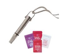 Breathing Necklace with Resistance,Breathlace with Fruit Flavour Cotton Core,Portable Breathing Necklace with Air Filter for Relaxation (B, Fruit Flavors 1)