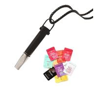 Breathing Necklace with Resistance,Breathlace with Fruit Flavour Cotton Core,Portable Breathing Necklace with Air Filter for Relaxation (C, All Flavors)