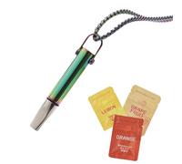 Breathing Necklace with Resistance,Breathlace with Fruit Flavour Cotton Core,Portable Breathing Necklace with Air Filter for Relaxation (D, Fruit Flavors 2)