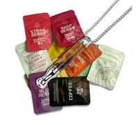 Breathing Necklace with Resistance, Breathlace with Resistance Filter, Flavoured Inner Filter Packs(Mint), Stress Reduction & Mindfulness for Adults at Work, Travel & Relaxation