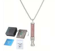 Breathing Necklace with Resistance,breathlace with Resistance Filter,for Anxiety Relief, Stress Reduction & Mindful Breathing - Ideal for Adults in Work, Travel, and Relaxation (Strawberry)