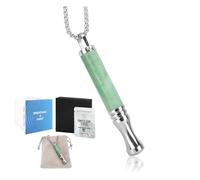 Breathing Necklace with Resistance Filter, Anxiety Breathlace with Filter Vape Necklace, AnxietyStress Relief, Antivape Breathlace 2.0 with Filter for Meditation, Christmas Day Gifts for Women Men