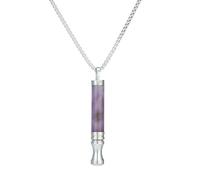 Breathing Necklace with Resistance, Flavoured Air Wooden Breathlace, Filter Natural Oil Breath Breathing Necklace Stress Anxiety Relief Chain for Adults, Mindful Breathing Necklace with Filter (#3)