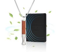 Breathing Necklace with Resistance, New 5X20 Pro Breathlace with Resistance Filter Natural Mindful Breathing Necklace for Quitting Unhealthy Habit & Anxiety Relief