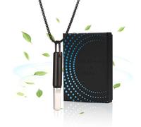 Breathing Necklace with Resistance, New 5X20 Pro Breathlace with Resistance Filter Natural Mindful Breathing Necklace for Quitting Unhealthy Habit & Anxiety Relief