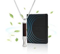 Breathing Necklace with Resistance, New 5X20 Pro Breathlace with Resistance Filter Natural Mindful Breathing Necklace for Quitting Unhealthy Habit & Anxiety Relief