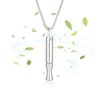 Breathing Necklace with Resistance, New 5X20 Pro Breathlace with Resistance Filter Natural Mindful Breathing Necklace for Quitting Unhealthy Habit & Anxiety Relief