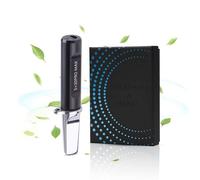 Breathing Necklace with Resistance, New Updated Flavoured Air Breathlace with Filter Natural Essential Oil Breathing Necklace Stress Anxiety Relief Chain for Adults(Contains Mint Flavor Core)