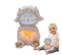 Breathing Plush - 10 Inch Calming Sheep,Toddler Sensory Breathing Toy with Light and Music for Boys Girls Daytime Nighttime Home Travel School Nursery