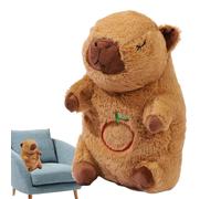 Breathing plush animal breathable capybara capybara with strings The rhythm beat made of soothing plush capybara plush with soothing breathing sounds a breath