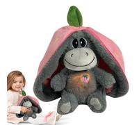 Breathing Plush Animal, Interactive Sleep Doll, Soft Stuffed Plush, Sleep Companion with Gentle Inhale-Exhale Motion and Calming Music, for Kids Teens Adults Bedside Nap Relaxation Home Office