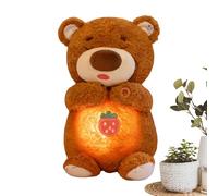 Breathing Plush Bear - Calming Sleeping Doll with Sound & Light for Kids | Perfect Gift for Birthdays, Valentine's Day, and Christmas