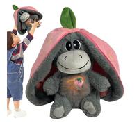 Breathing Plush Creature - Soft Dozing donkeys, Soothing Music Light Toy, Rhythmic Motion Figure, Comfort Sleep Companion, Nighttime Relax Helper | Toy for Children Nursery Bed Rest