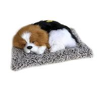 Breathing Plush Doll Simulation Cat Dog Golden Retriever Labrador Corgi German Shepherd Soft for and Babies