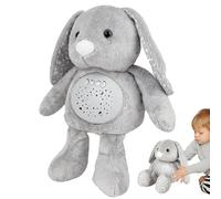 Breathing Plush Toy, Soothing Plush Toy, Musical Sleeping Toy with Soothing Projector | Animal Shaped Toy with 3 Speeds Colorful Breathing Light for