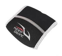 Breathing regulator 2nd stage protector cover for scuba diving made with neoprene and nylon to provide effective shock absorption and dust resistance (Black)